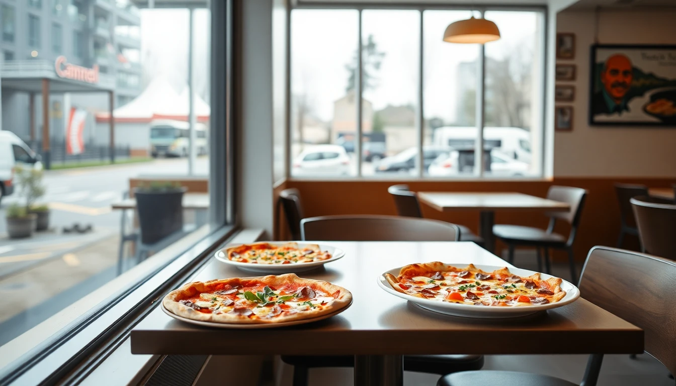 Friends at a restaurant